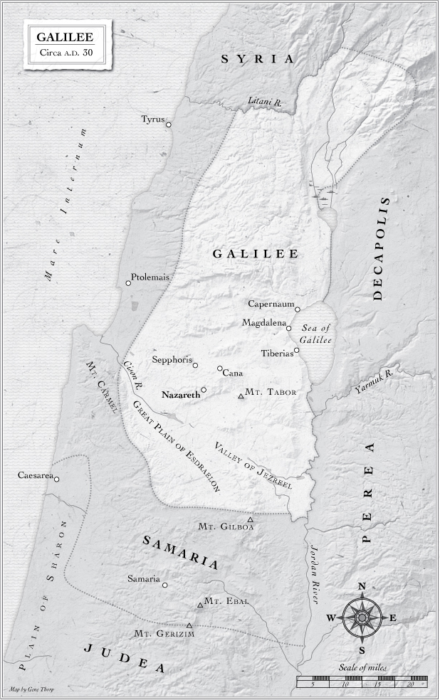 Galilee map