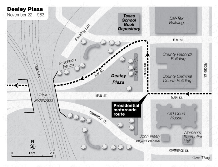 Dealey Plaza map