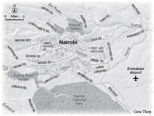 Nairobi map