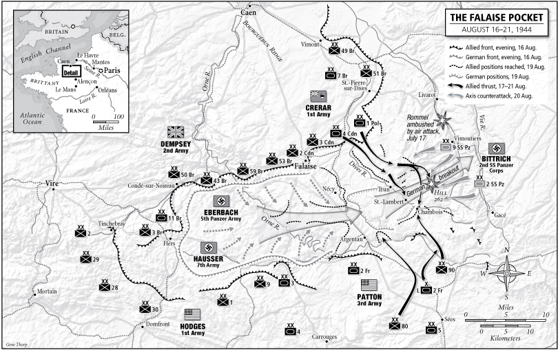 Falaise Pocket map