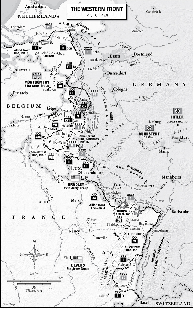 Western Front map