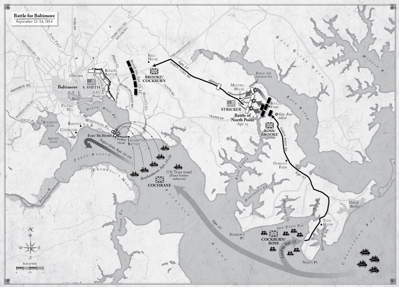 Battle for Baltimore map