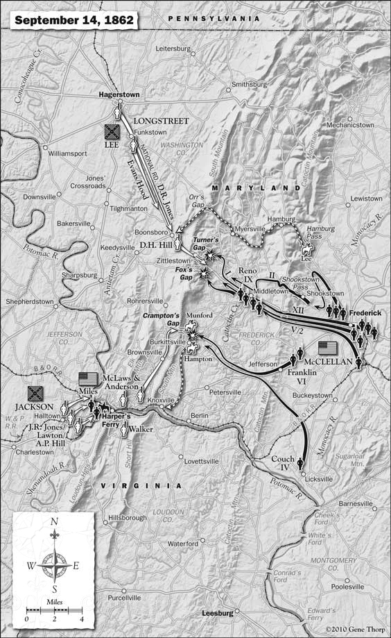 Antietam Campaign, September 14, 1862