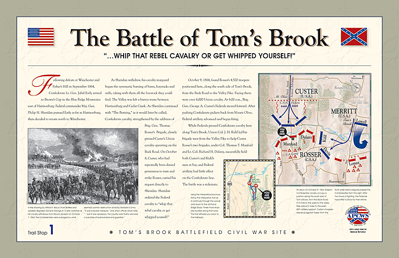 Battle of Tom's Brook wayside