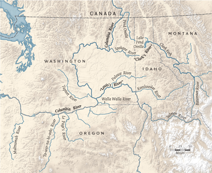 North west America map