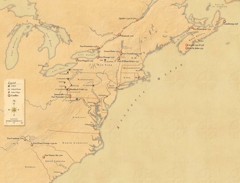 Revolutionary War map