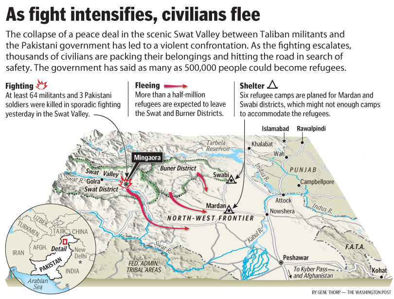 Swat Valley Pakistan Map