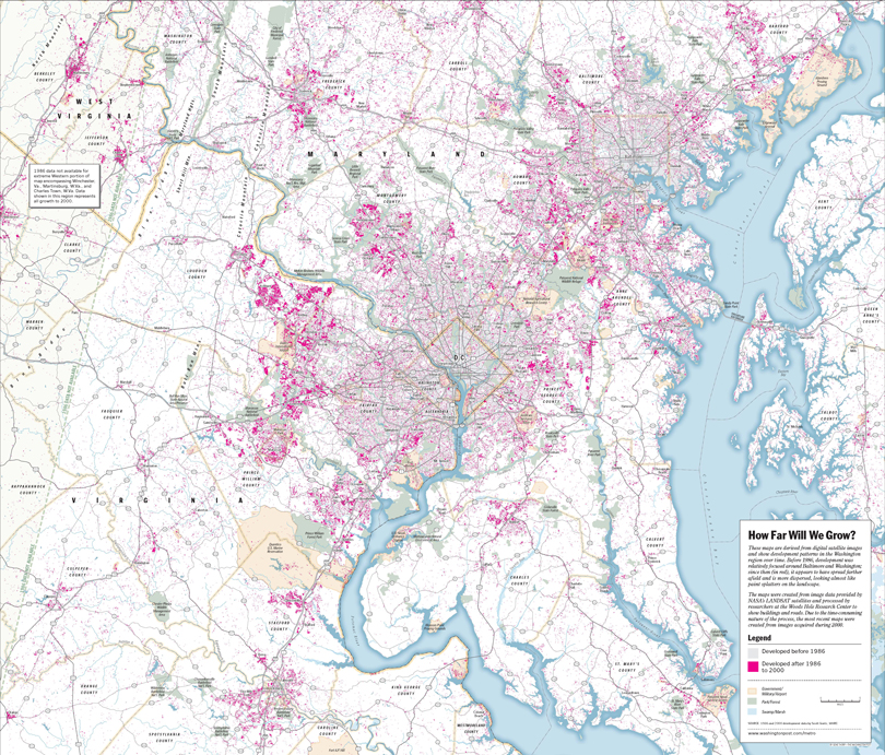 Sprawl map